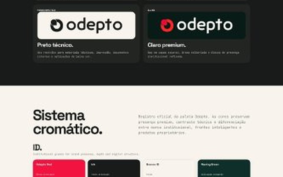 Odepto: sistema cromático