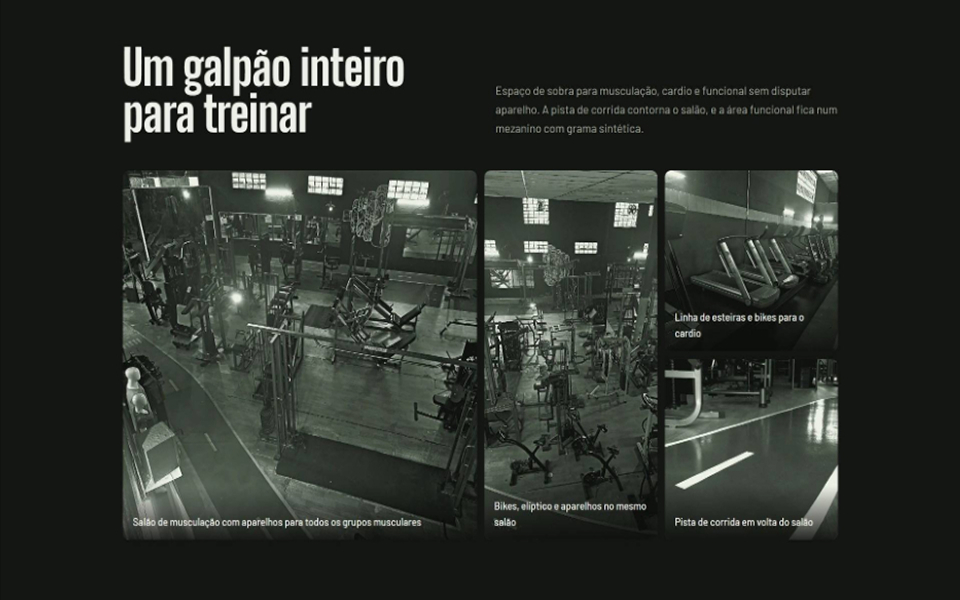 StartFit: o galpão de treino em fotos