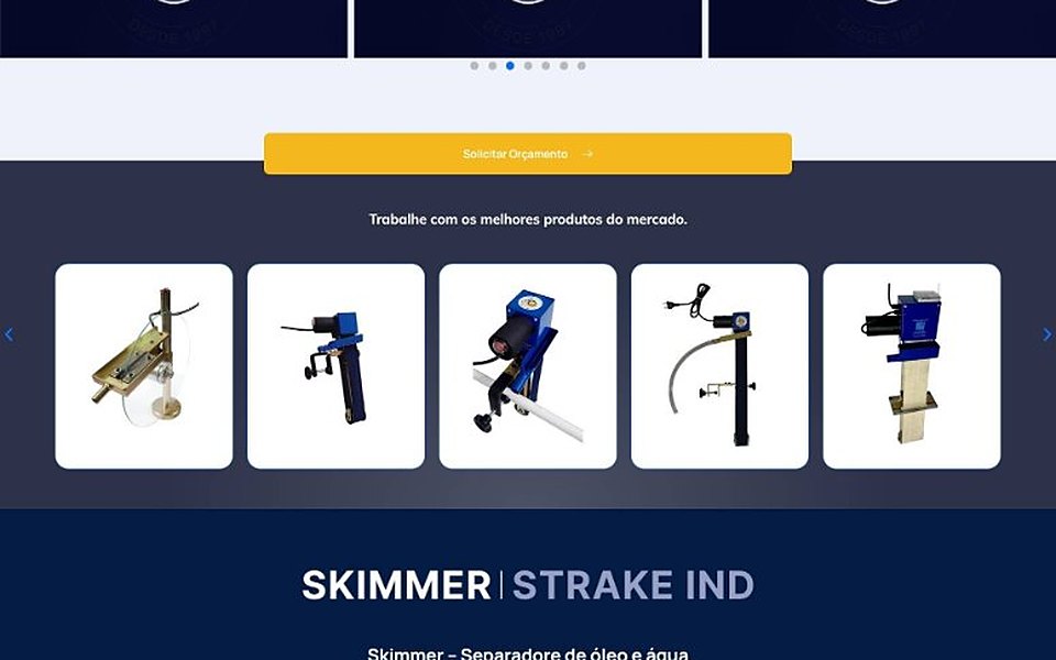 Strake: produtos e orçamento